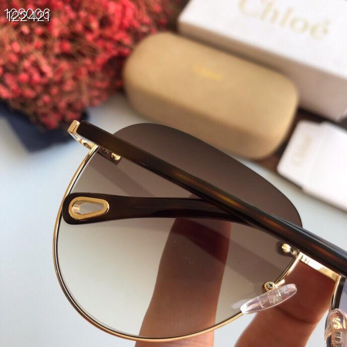 CHLOE克洛伊 2019新款 無框設計 鑽石切邊 明星範 時尚爆款墨鏡  lly1124
